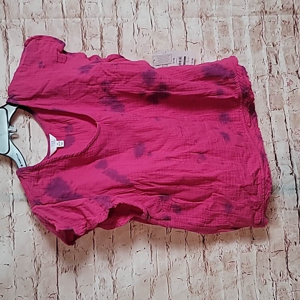 Time and tru tie dye top shirt medium new with tags
